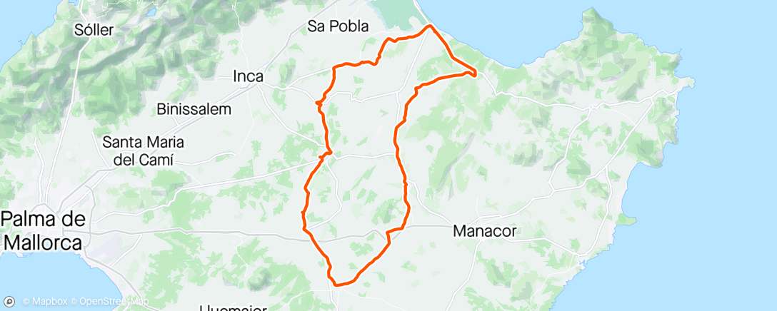 Map of the activity, Mallorca dag - 6