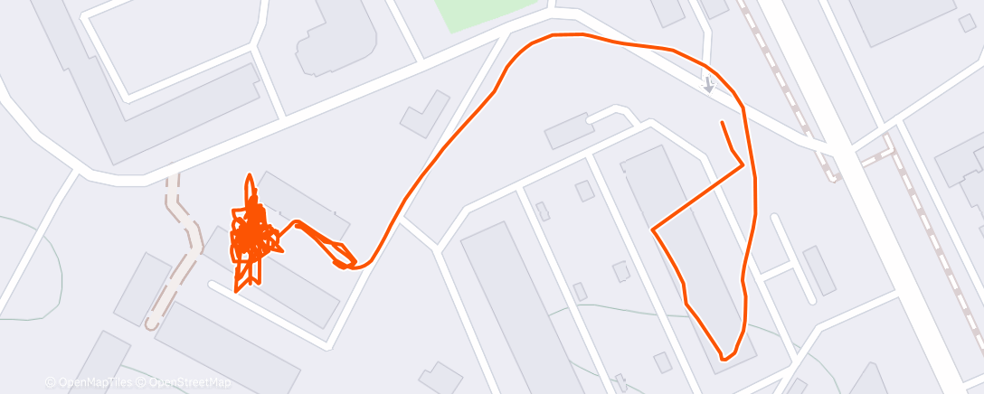 Map of the activity, Lunch Walk