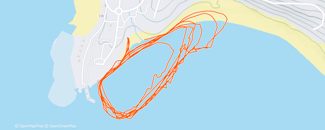 Map of the activity, Morning Walk