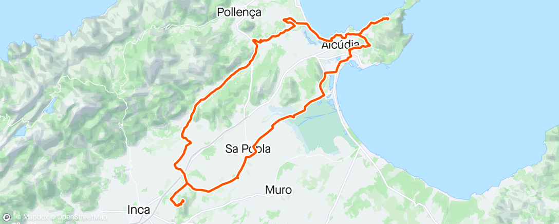 Map of the activity, La Victoria and Santa Magdalena