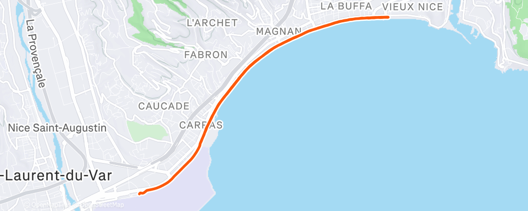 Map of the activity, Sortie longue maîtrisée – endurance qui progresse 📈