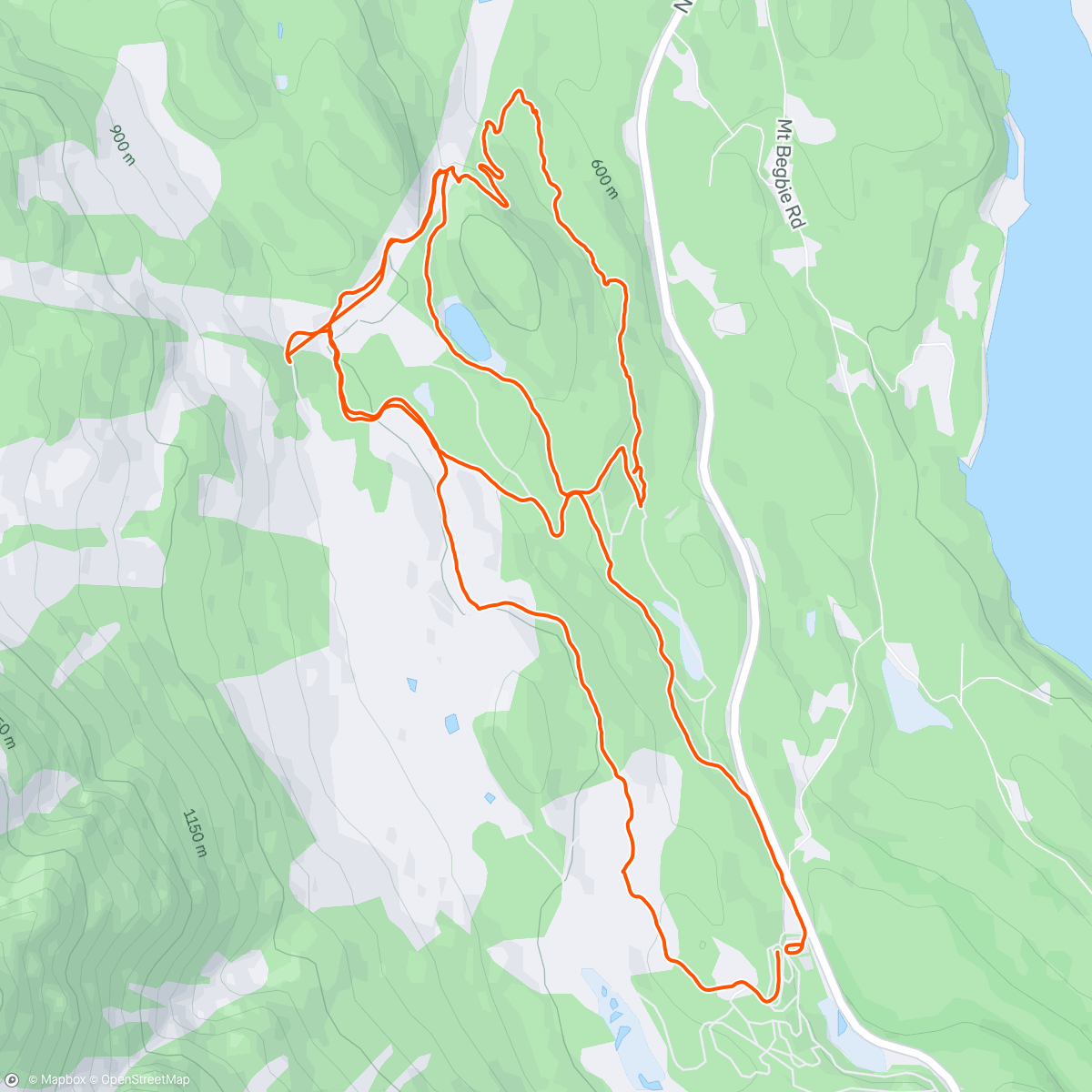 Map of the activity, Wandering on Revy trails with Sarah