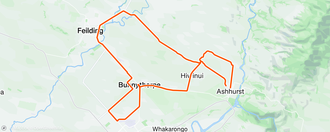 Map of the activity, Morning Ride