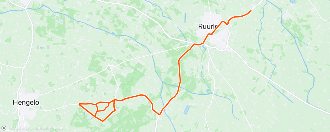 Map of the activity, Was weer rondjes draaien vandaag 🔄🔄🔄