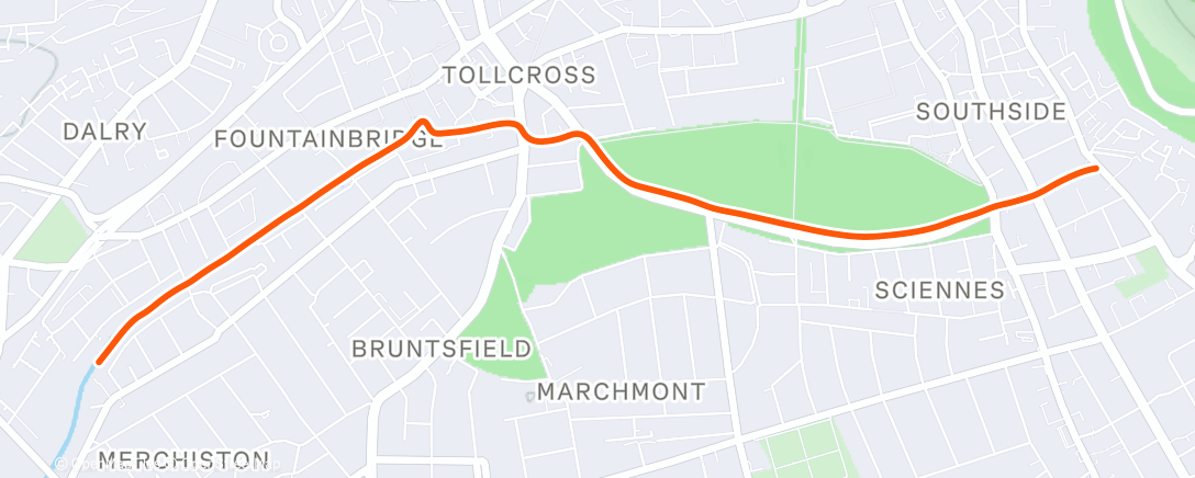 Map of the activity, Pre workout