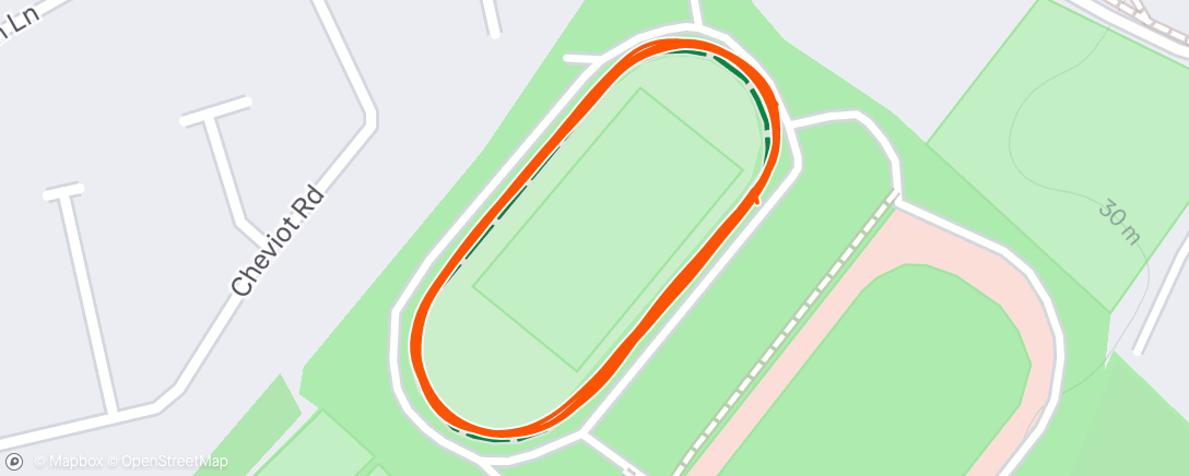 Map of the activity, Cool down