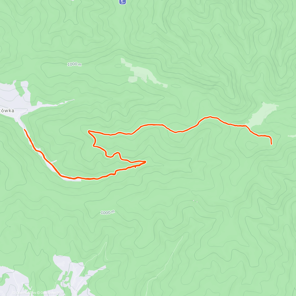 Карта физической активности (PTTK Turbacz)