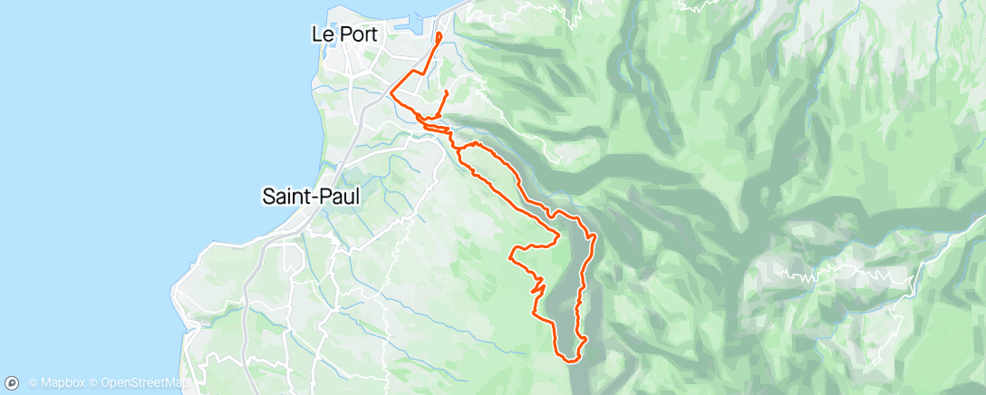 Map of the activity, Trail de minuit 2024