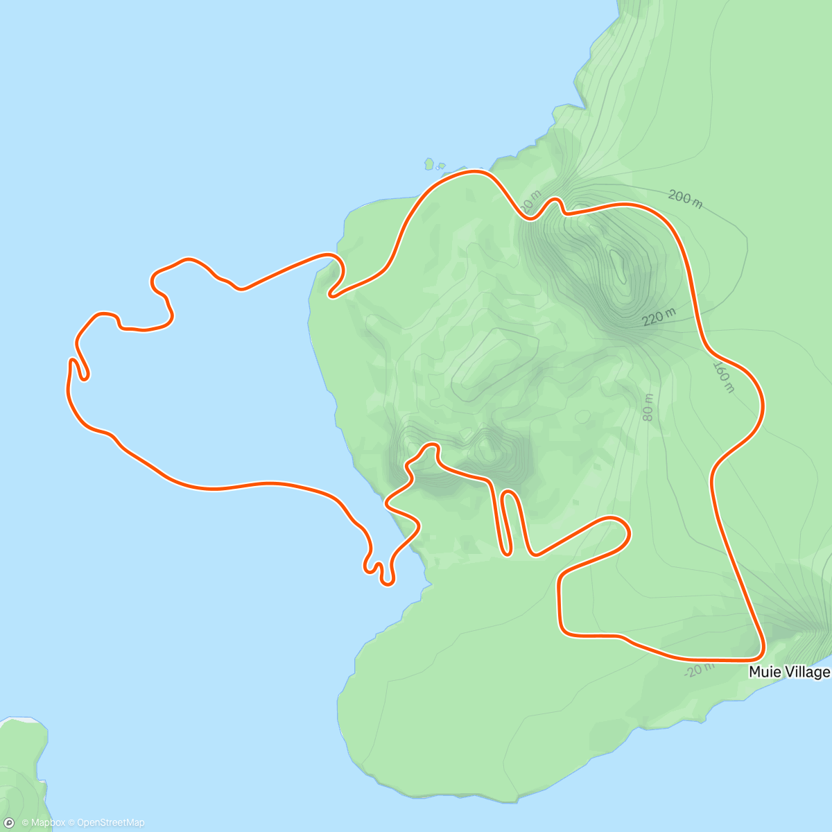 Mapa de la actividad (Zwift - Pacer Group Ride: Beach Island Loop in Watopia with Bernie)