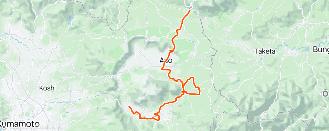 Map of the activity, Tour de Kyushu stage 2 - 2nd for Ivan and 4th for me✌️