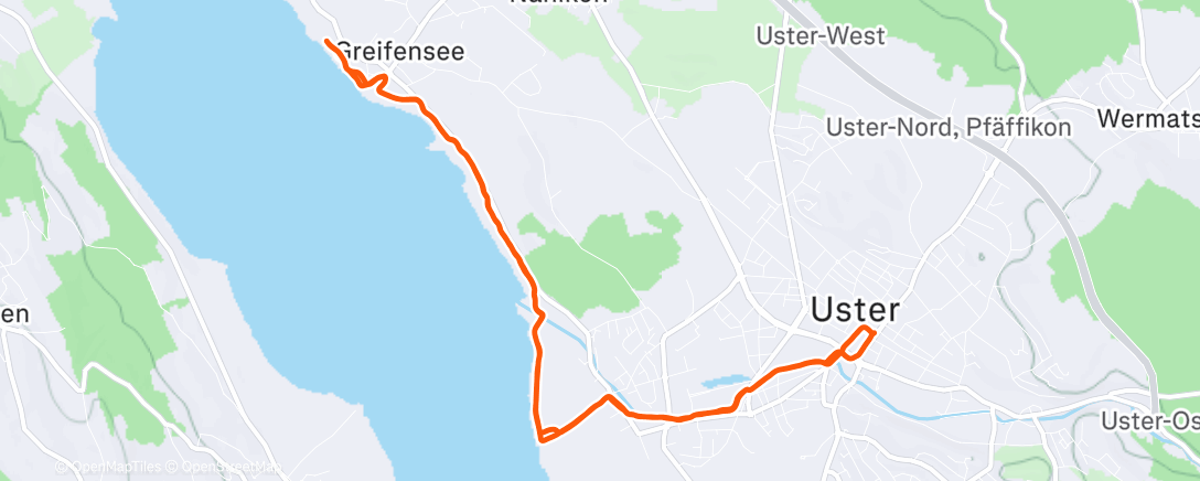 Карта физической активности (Afternoon Run)