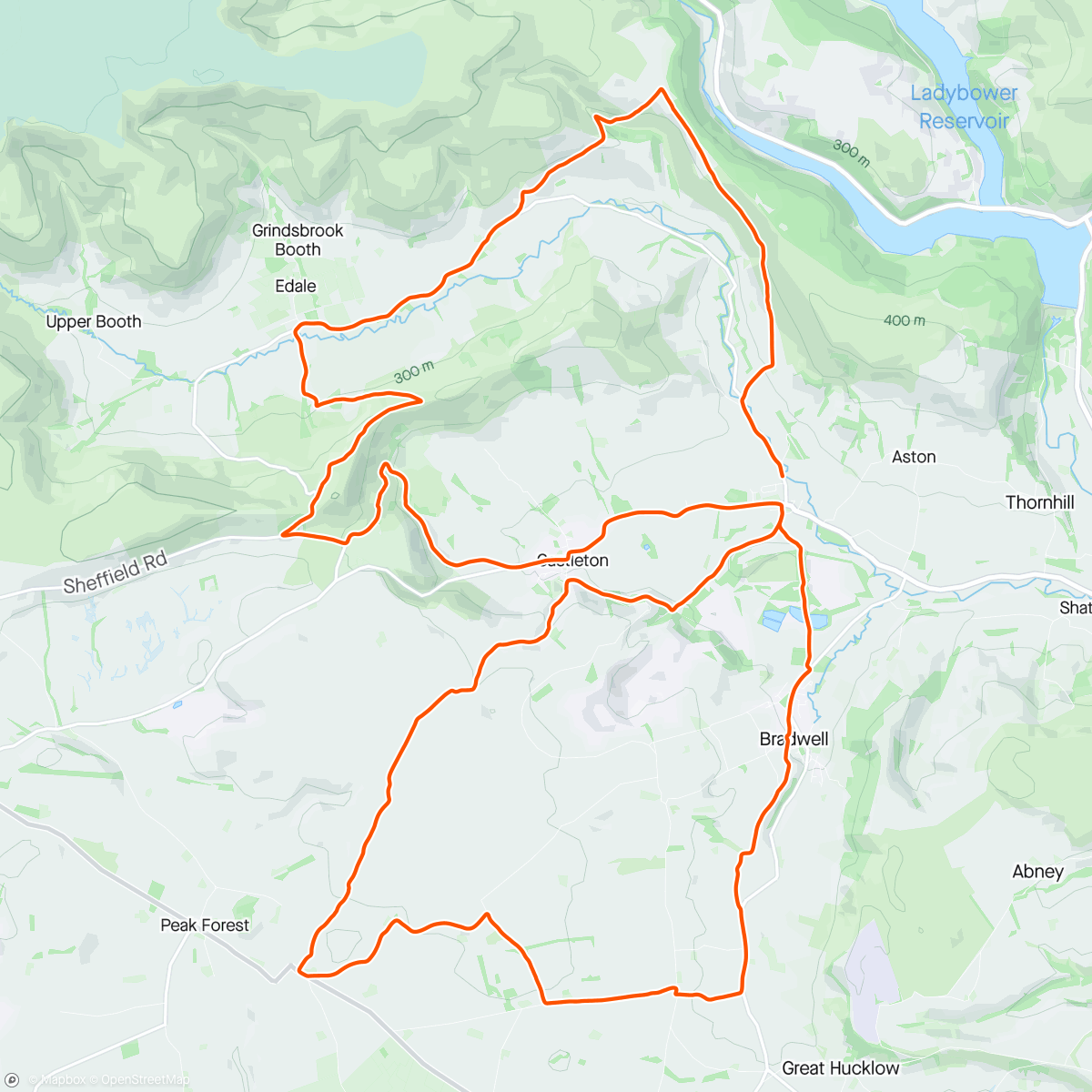 Map of the activity, Ah, Hills 🥹