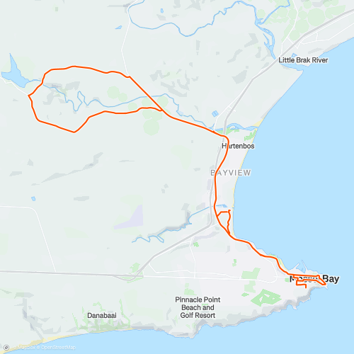 Mosselbaai | 47.1 km MTB Cycling Route on Strava
