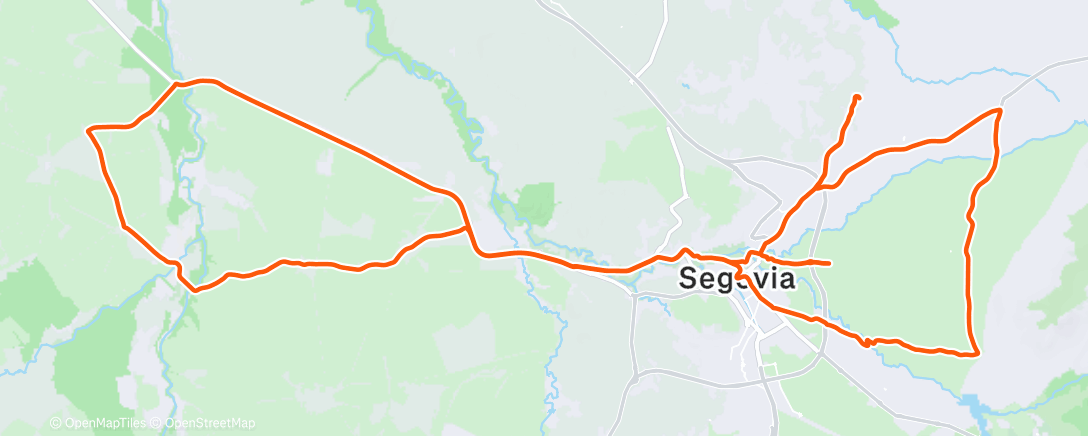 Карта физической активности (Afternoon Ride)