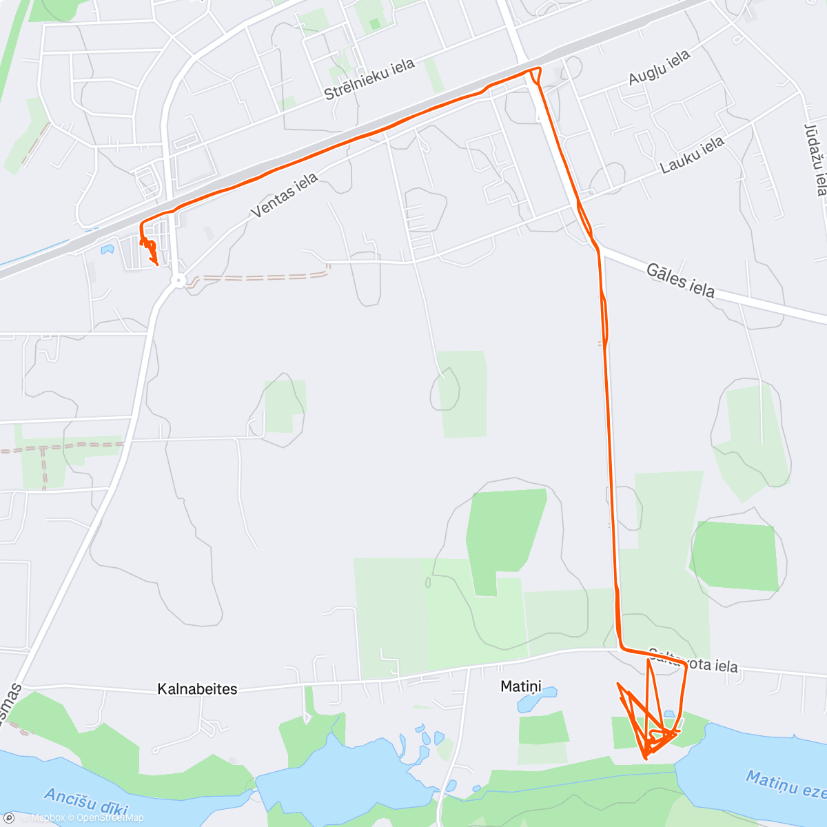Map of the activity, Ostseeumrundung, 12.06.2025
