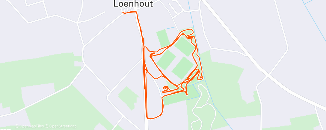 Карта физической активности (Lunch Ride)