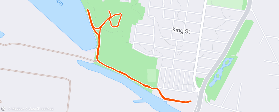 Map of the activity, Park Run 🏃‍♀️ 🥵