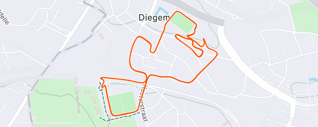 Mappa dell'attività SP DIEGEM🥇