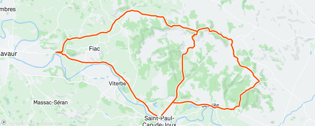 Carte de l'activité