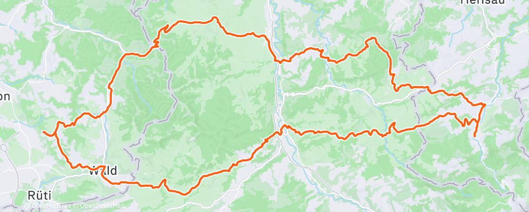 Map of the activity, Fahrt am Morgen