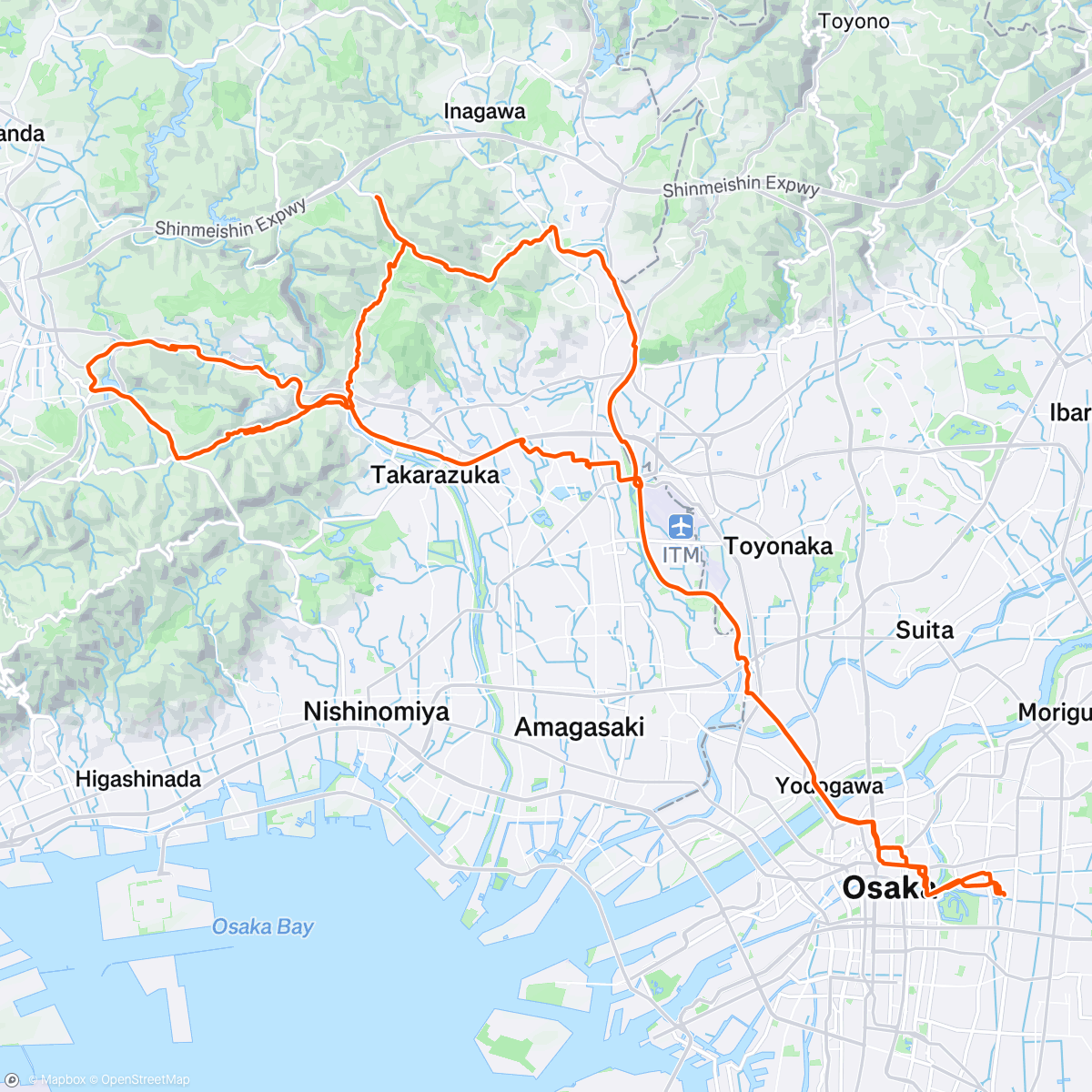 Map of the activity, 木曜夜練