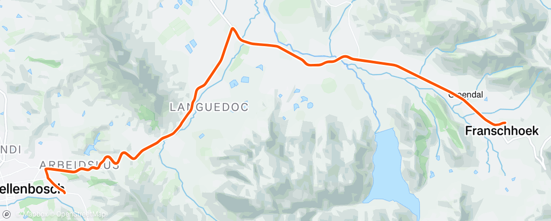 Peta aktivitas, Morning Ride