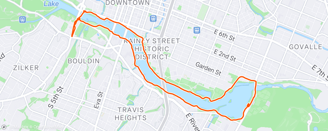 Map of the activity, Afternoon Ride