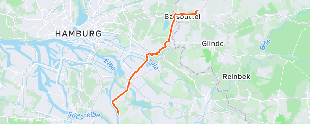 Map of the activity, #dasersteundletztemalfürdiesewoche