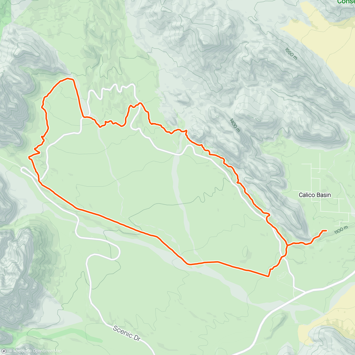 Mappa dell'attività Well if I can’t be climbing Everest yet, this is a decent Plan B. Running in the desert w/ Alex!