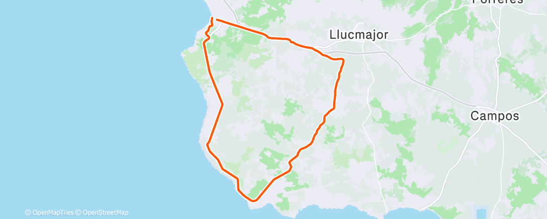 Map of the activity, Vueltecilla