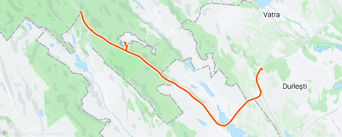Map of the activity, Горный заезд на электровелосипеде (день)