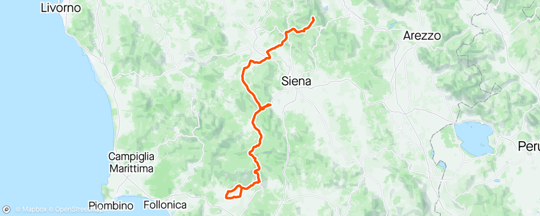 Map of the activity, Montemassi-albola