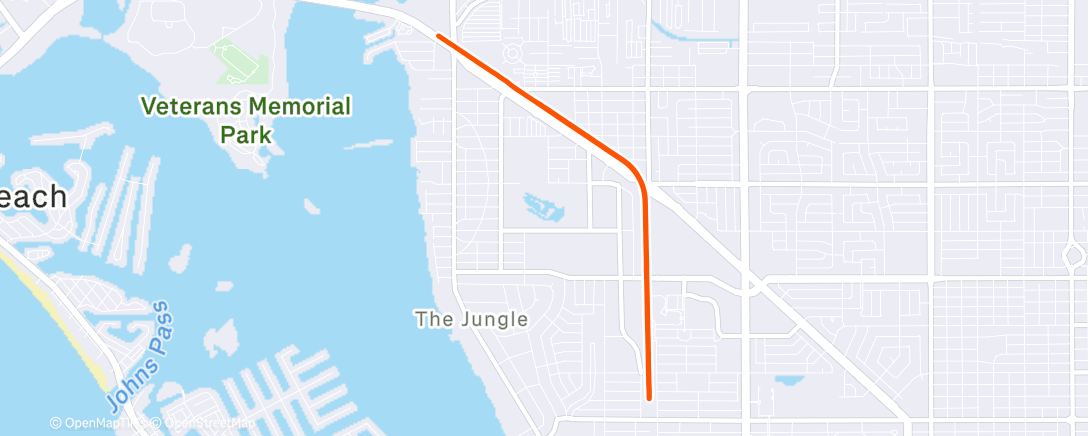 Map of the activity, Carrera a la hora del almuerzo