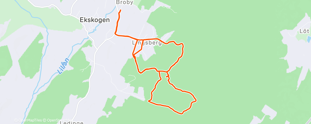 Map of the activity, Juldagen klippor