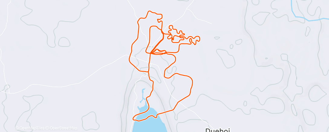 Map of the activity, Zwift - 02. Endurance Escalator on Railways and Rooftops in Makuri Islands