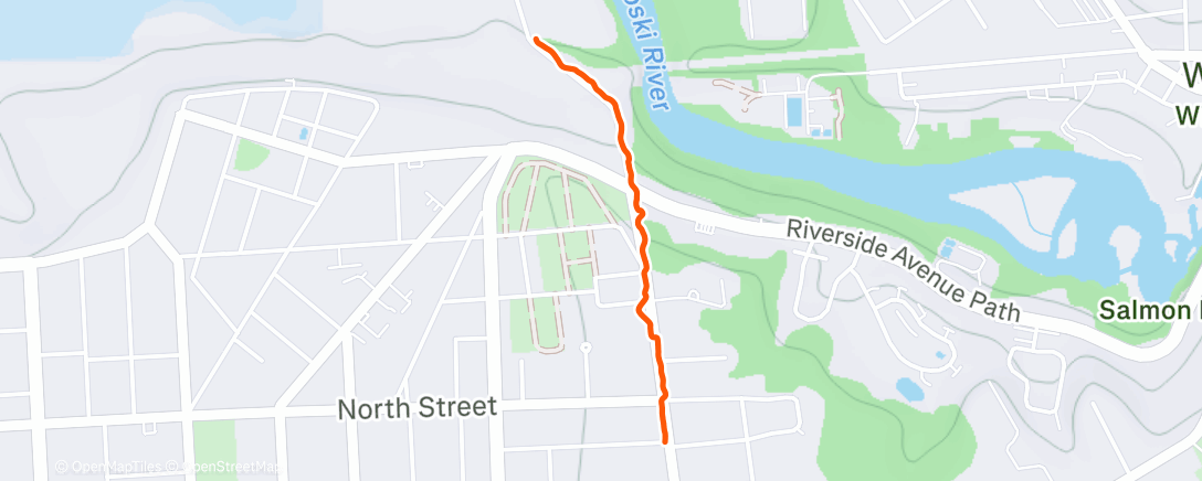 Map of the activity, Lunch Walk