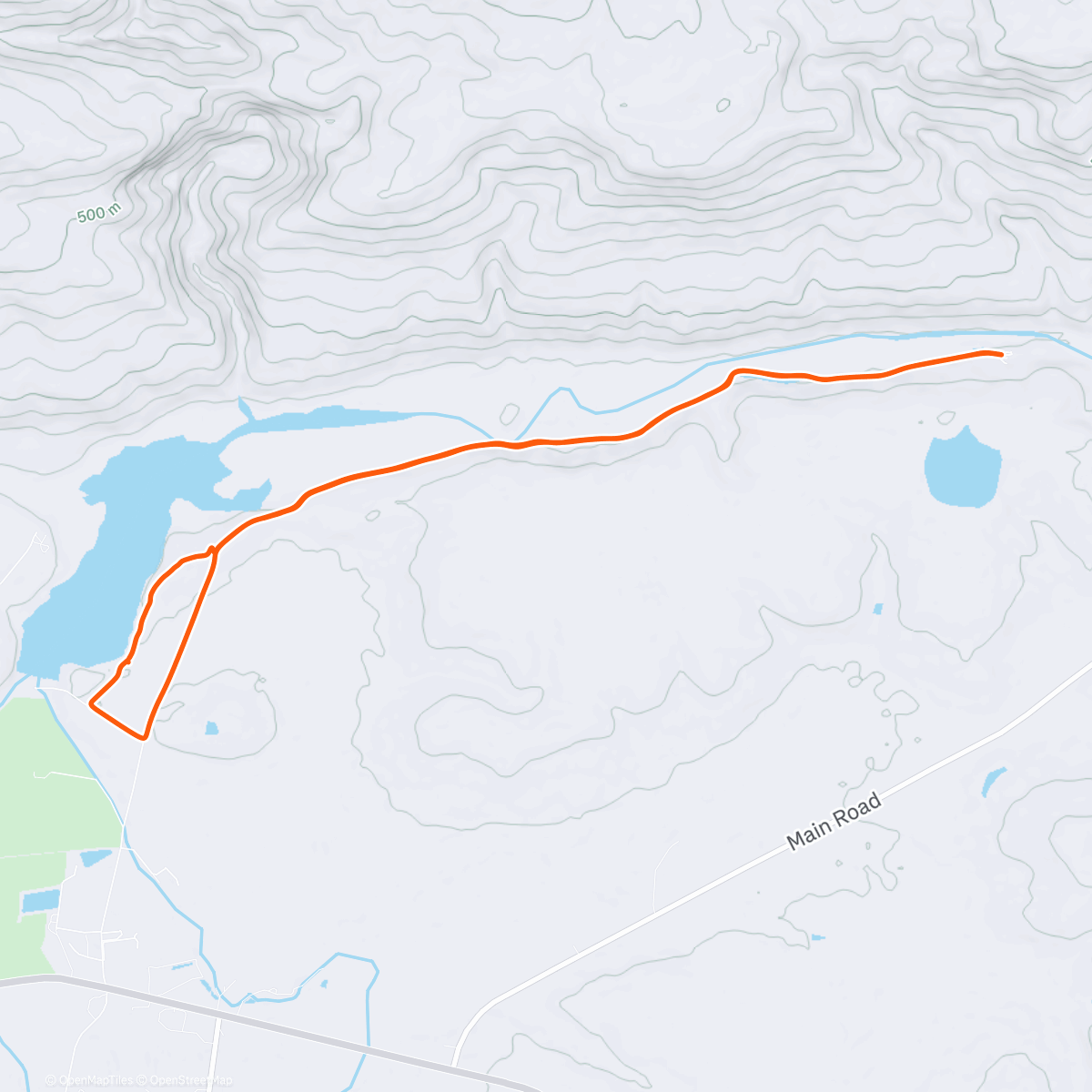 Map of the activity, Afternoon Ride