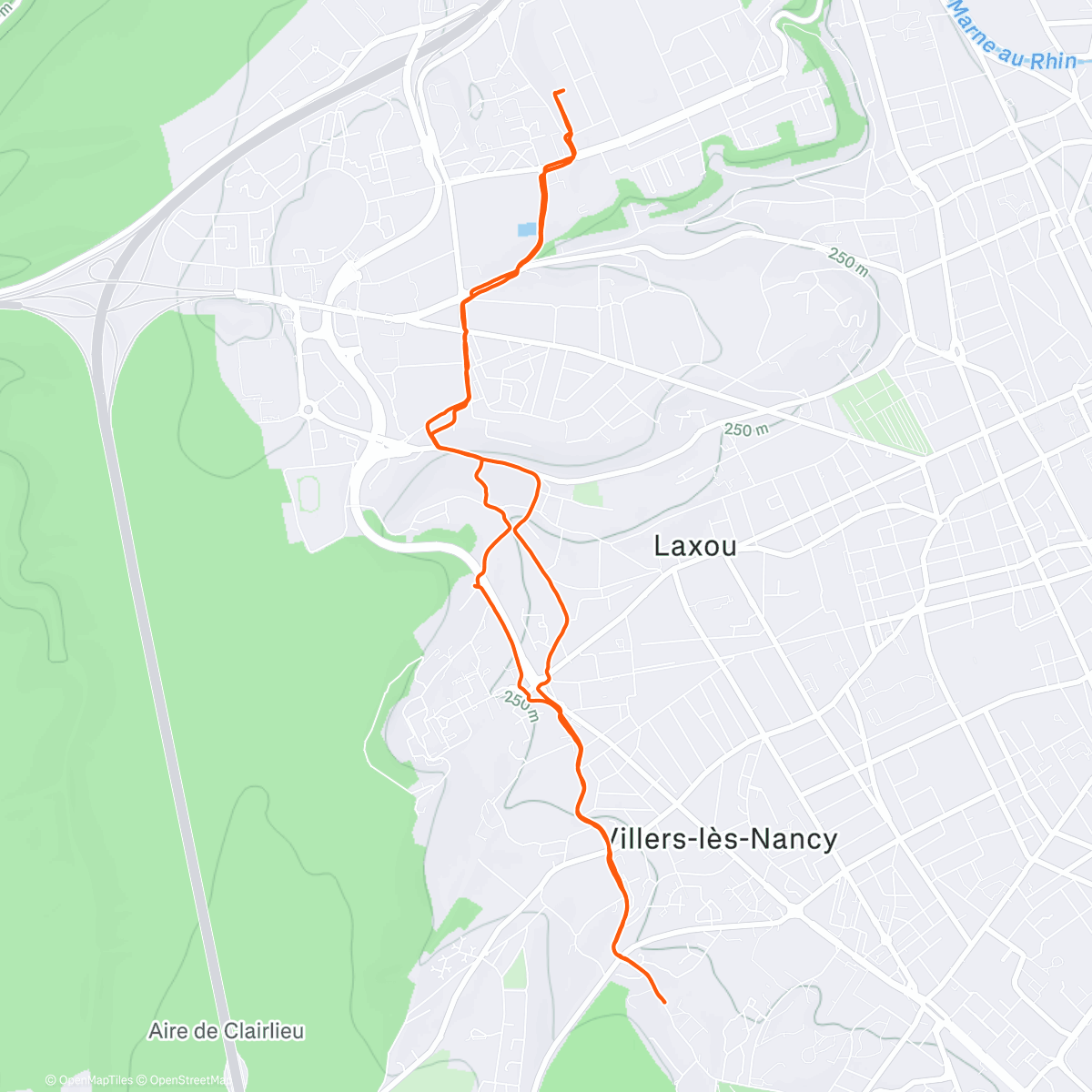 Mappa dell'attività Marche