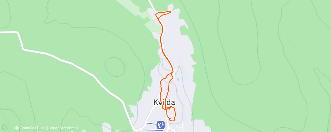 Карта физической активности (Afternoon Hike s Jarkou)