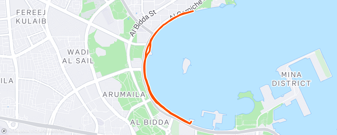 Карта физической активности (Morning Run)