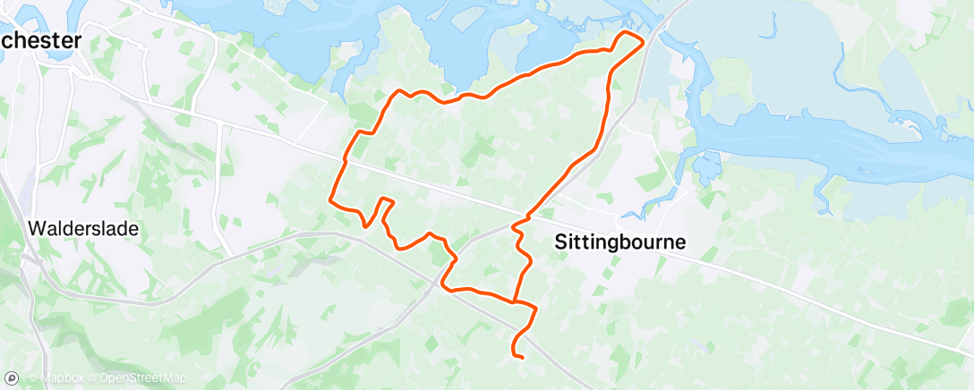 Map of the activity, Morning Ride