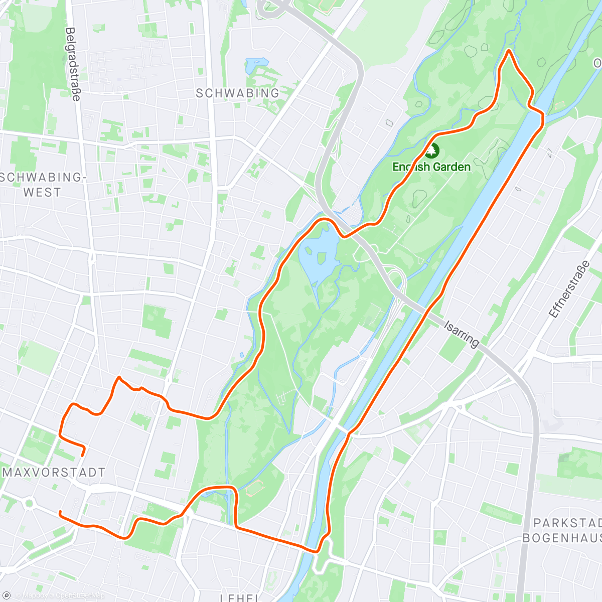 Mapa da atividade, AR Long Run Sunday