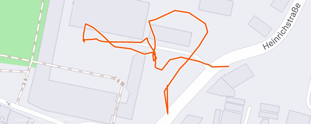 Карта физической активности (Spaziergang am Nachmittag)