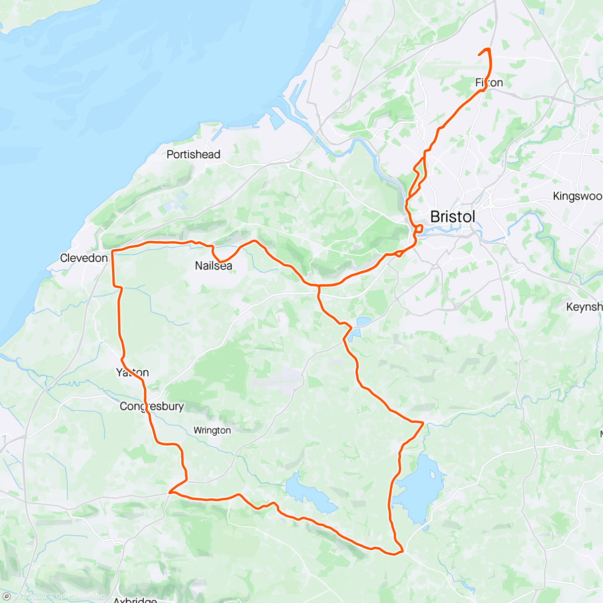Map of the activity, Chain Gang - Full Loop