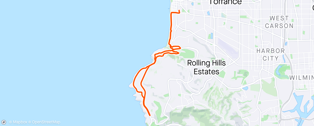Map of the activity, Putting miles in