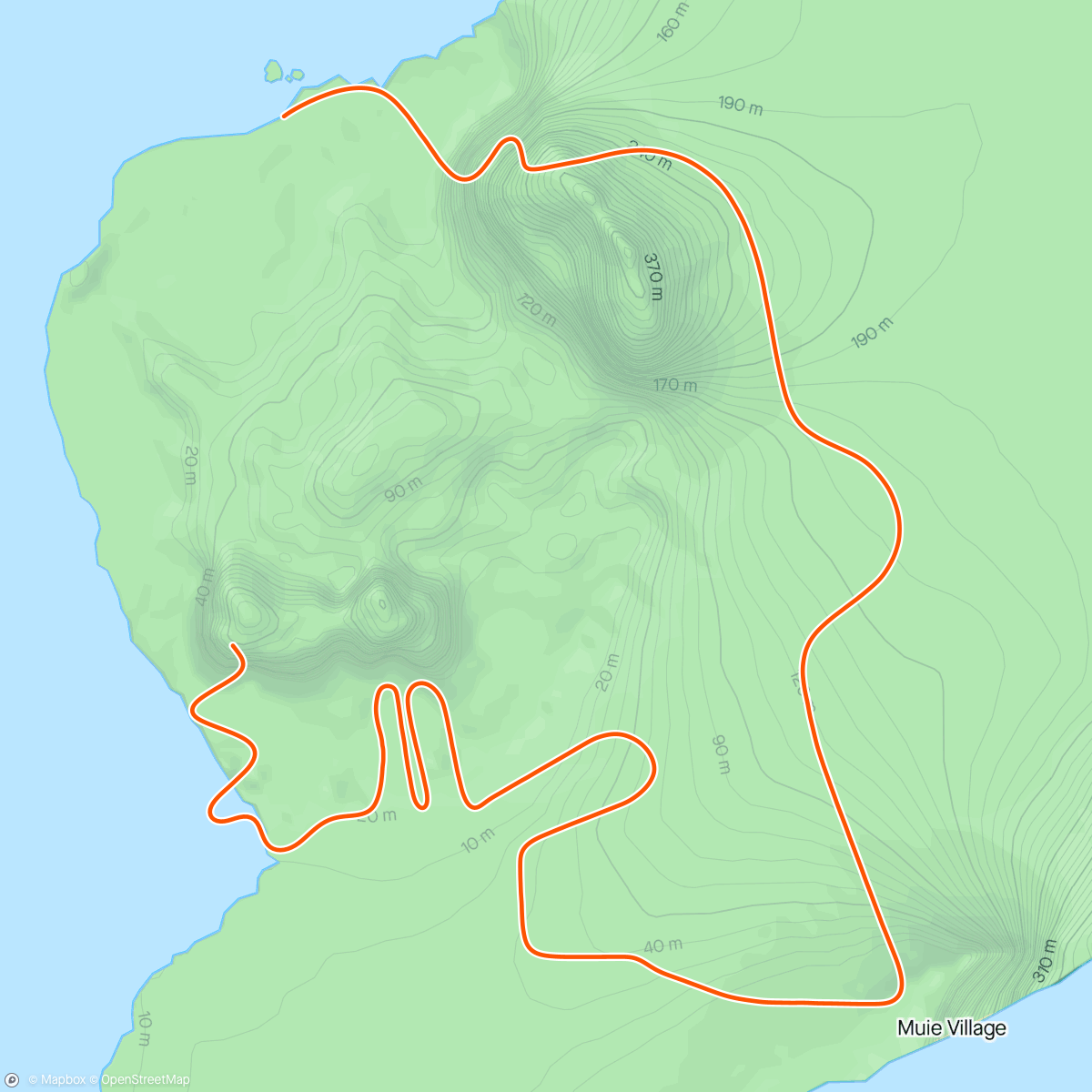 Mapa de la actividad (Zwift - Flat Route in Watopia)