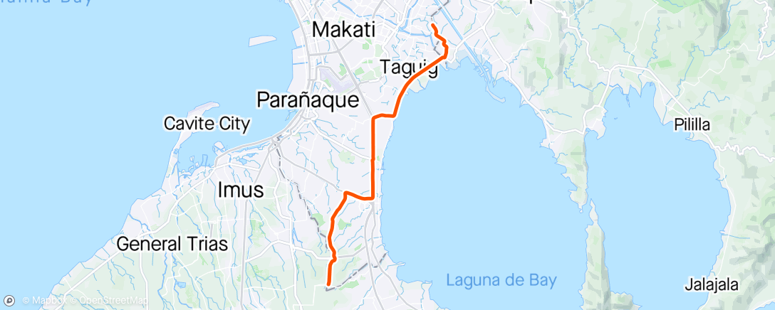 Map of the activity, Daang Hari- Pasig