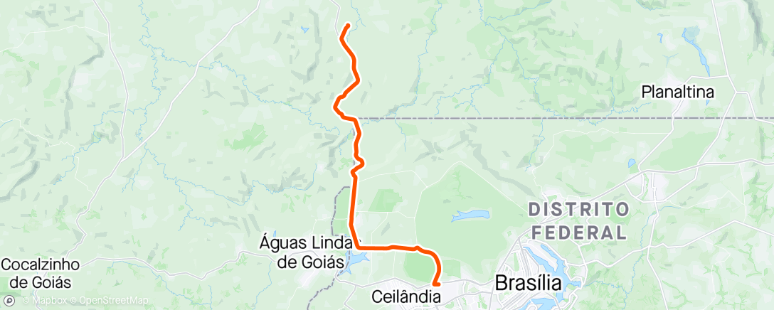 Map of the activity, Pedal da Missericordia 2024