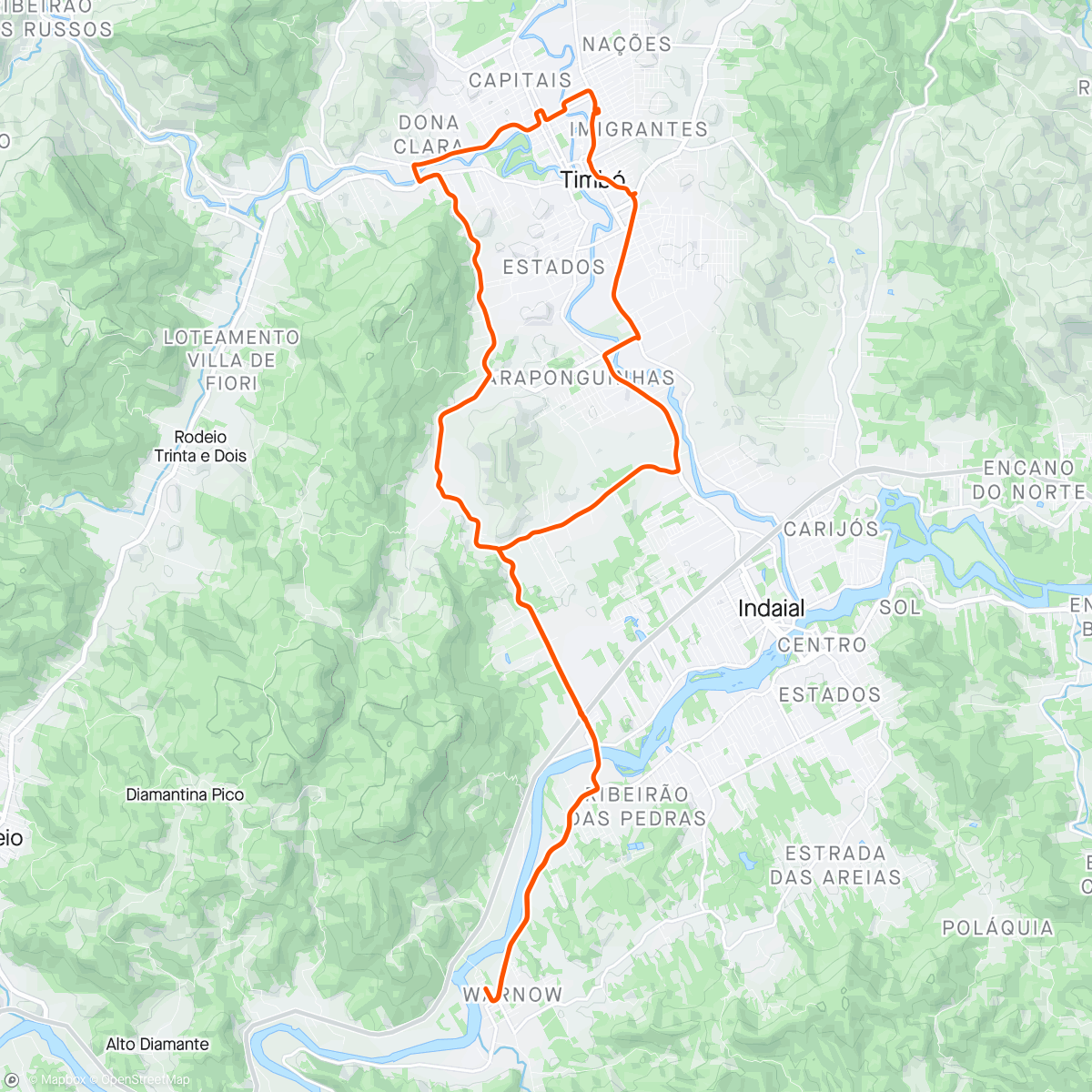 Kaart van de activiteit “Pedalada matinal”