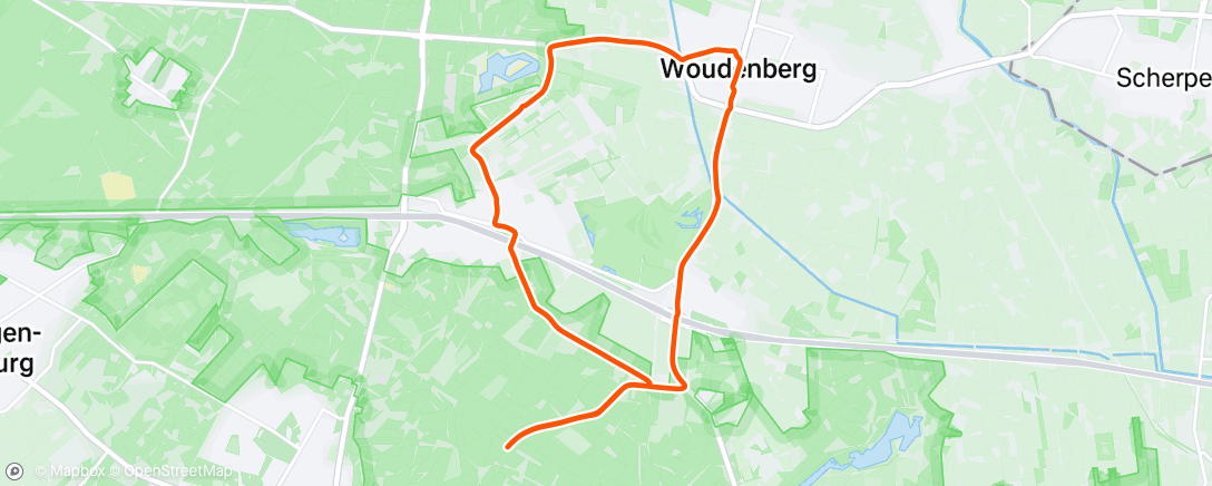 Map of the activity, Lunch Ride